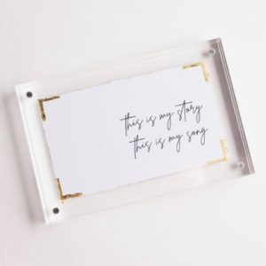 Acrylic Sign – This Is My Story