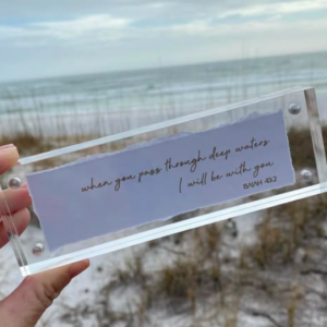 Acrylic Sign-Deep Waters