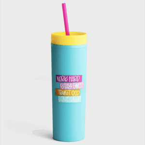 Betty Confetti "Work Hard, Stay Sweet, Trust God, Love Deep " - 16oz Tumbler