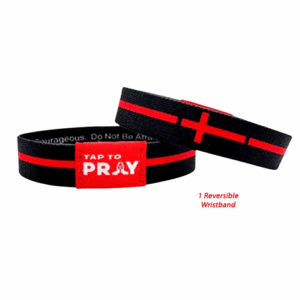 Versible Tap to Pray Bracelet "First Responders Firefighters"