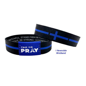 Versible Tap to Pray Bracelet "First Responders Law Enforcement"