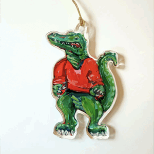 Gator Mascot Ornament - Acrylic