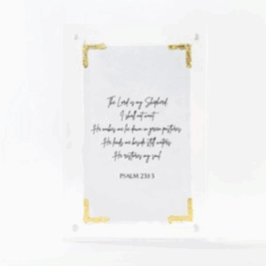 "My Shepherd" - Psalm 23:1-3 | 4"x6" Acrylic Scripture Sign