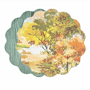 Vida Fall Trees & Wood Grain Reversible - Placemats