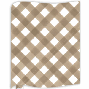 Table Runner Watercolor Buffalo (Check, Caramel)