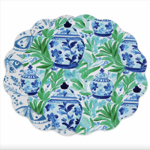 Vida Ginger Jar & Butterflies Reversible Round - Placemats
