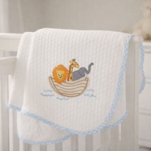 Noah's Ark Quilted Blanket