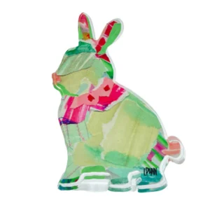 Bunnies In Color - Acrylic (Green)