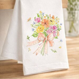 Mother's Day Flower Bouquet - Kitchen Towel