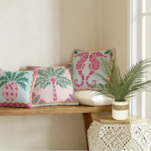 Preppy Palm Tree - Hook Pillow