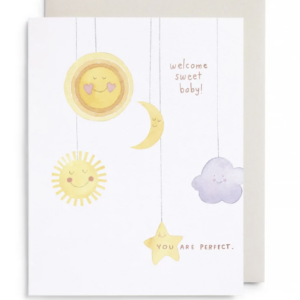 Baby Mobile - Greeting Card