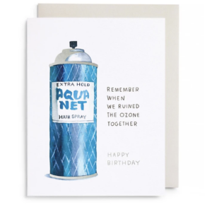 Aquanet Bday - Greeting Card