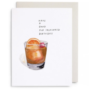 Old Fashioned Bday - Greeting Card